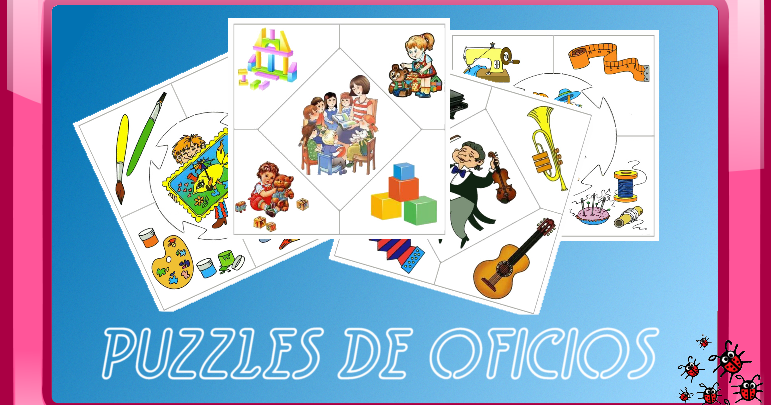 Actividades para Educaci n Infantil 18 puzzles de oficios